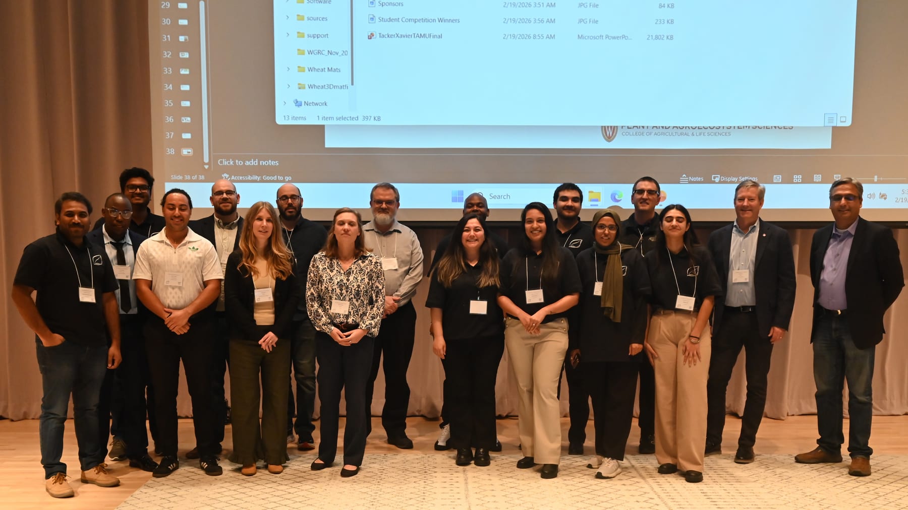 James Schnable speaks at Texas A&M Plant Breeding Symposium